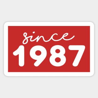 Since 1987 Sticker
